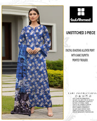 GULAHMED 3-PIECE ALLOVER PRINTED KHADAR