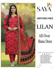 SAYA 3-PIECE PRINTED LILEN BANADORA