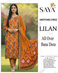 SAYA 3-PIECE PRINTED LILEN BANADORA