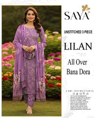 SAYA 3-PIECE PRINTED LILEN BANADORA