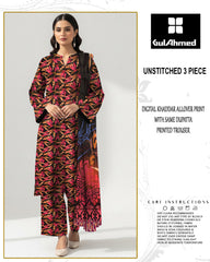GULAHMED 3-PIECE ALLOVER PRINTED KHADAR