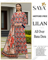 SAYA 3-PIECE PRINTED LILEN BANADORA