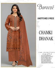 BREEZE 3-PIECE EMBORIDERY WITH EMBORIDERY SHAWL