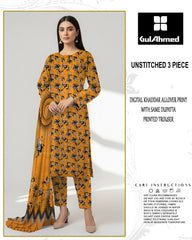 GULAHMED 3-PIECE ALLOVER PRINTED KHADAR