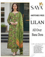 SAYA 3-PIECE PRINTED LILEN BANADORA