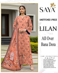 SAYA 3-PIECE PRINTED LILEN BANADORA