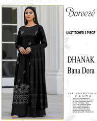 BREEZE 3-PIECE  EMBORIDERY DHANAK WITH SANCY SHAWL