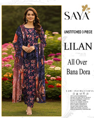 SAYA 3-PIECE PRINTED LILEN BANADORA