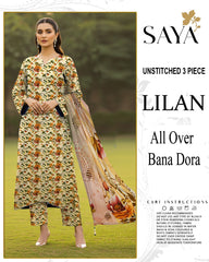 SAYA 3-PIECE PRINTED LILEN BANADORA