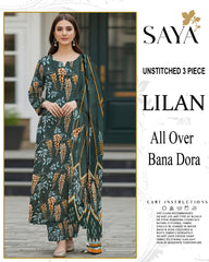 SAYA 3-PIECE PRINTED LILEN BANADORA